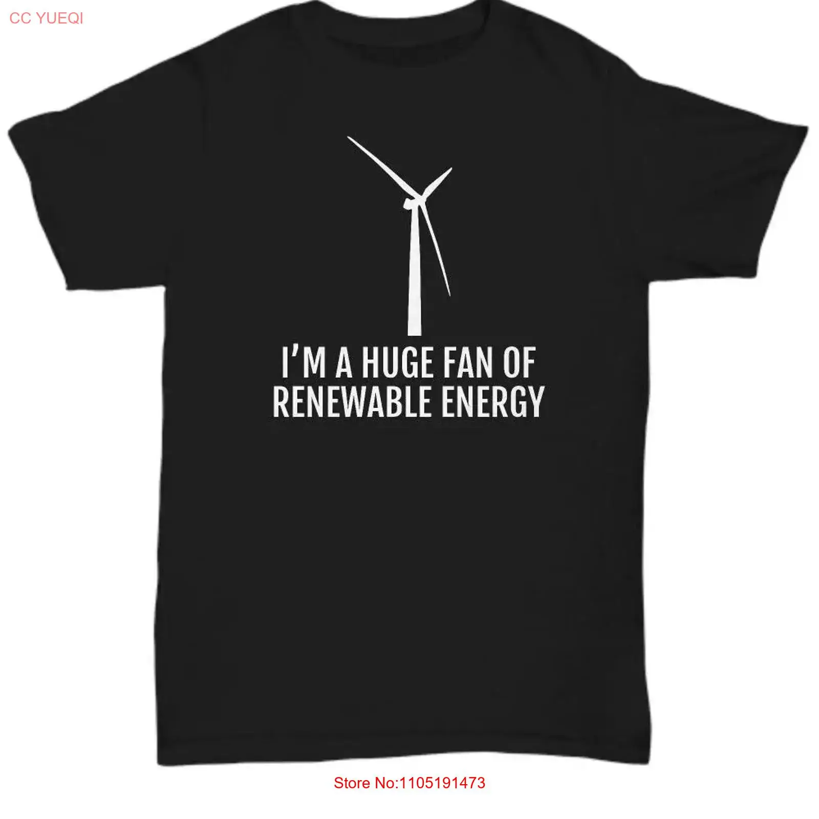 Renewable Energy In China - Koszulka z motywem energii wiatrowej, czysta