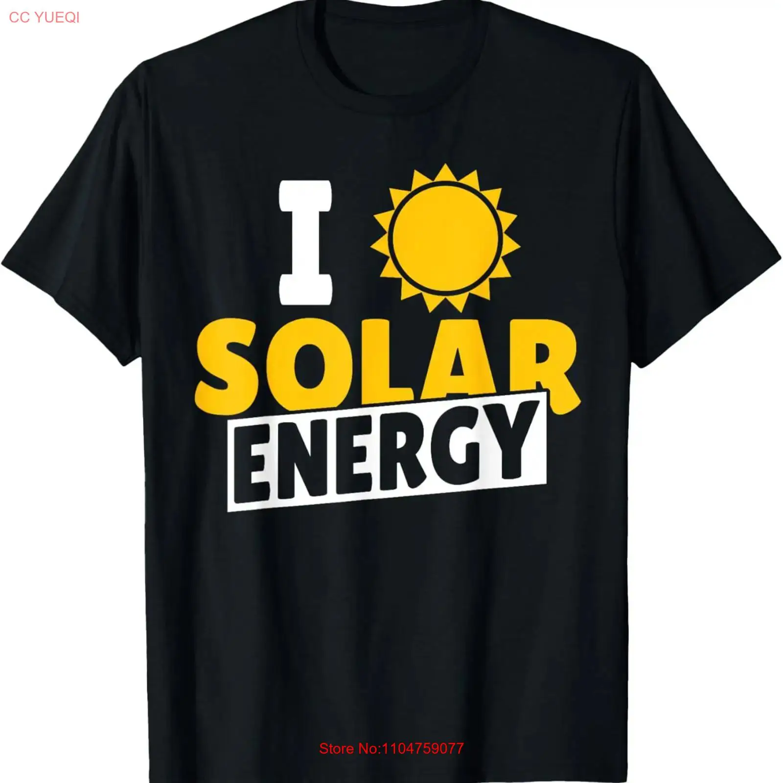 Renewable Energy In China - Koszulka I Love Solar Energy Power