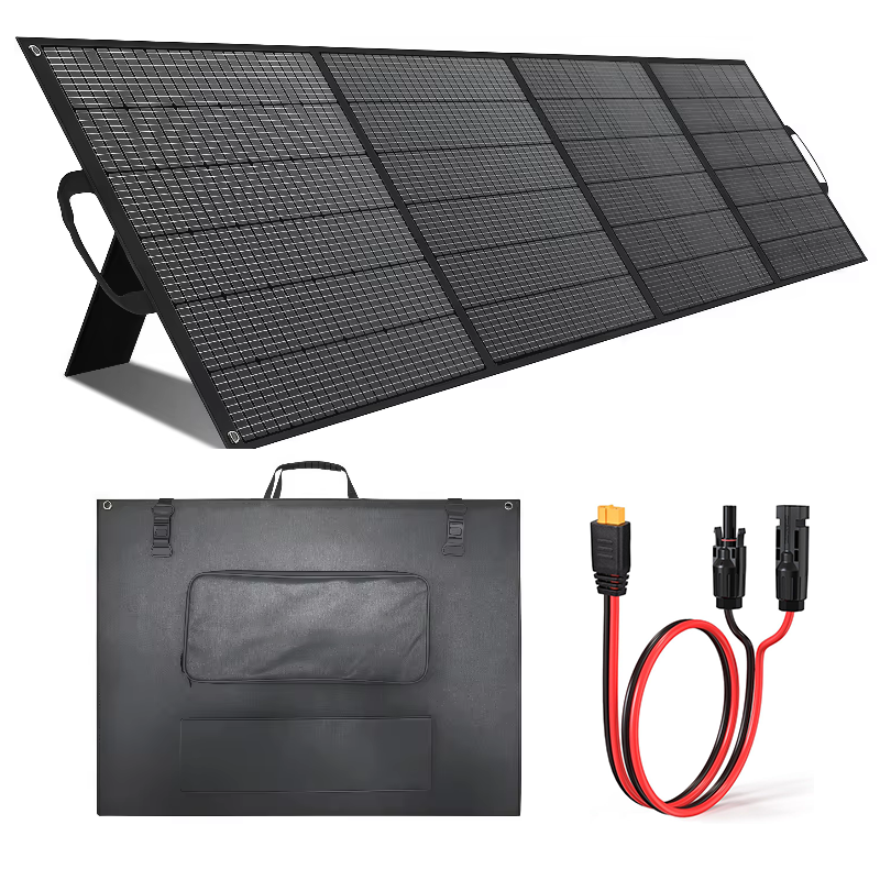 Solar Panel Monocrystalline - ALECTER 400W Przenośne 4-panelowe składane panele