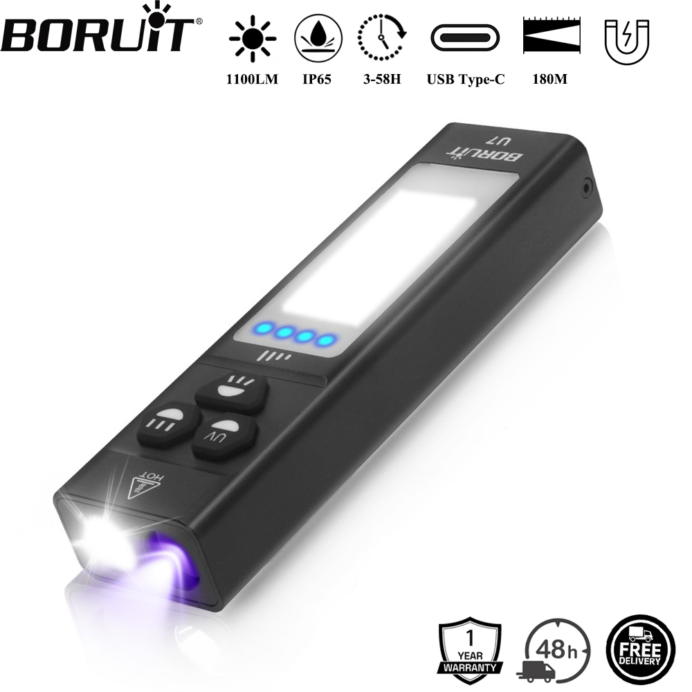 Renewable Energy Sources - Latarka EDC BORUiT U7 UV LED