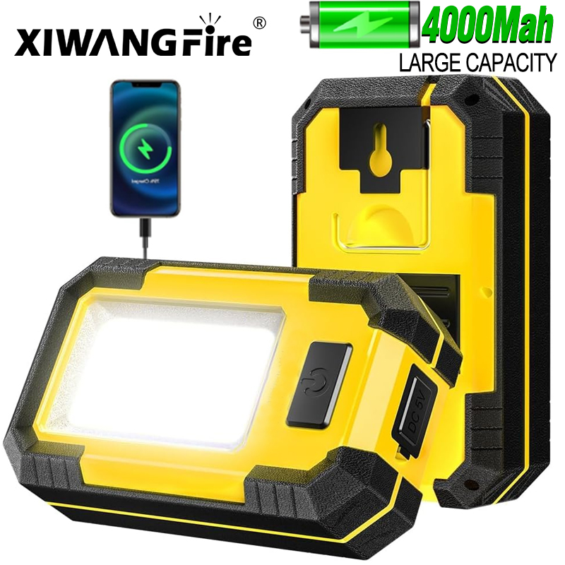 Renewable Energy Sources - Akumulatorowa lampa robocza 4000 mAh, 30W,