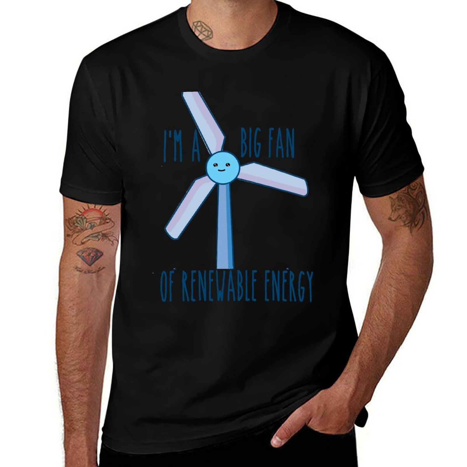 Renewable Energy In China - Koszulka „Wielki fan energii odnawialnej” –