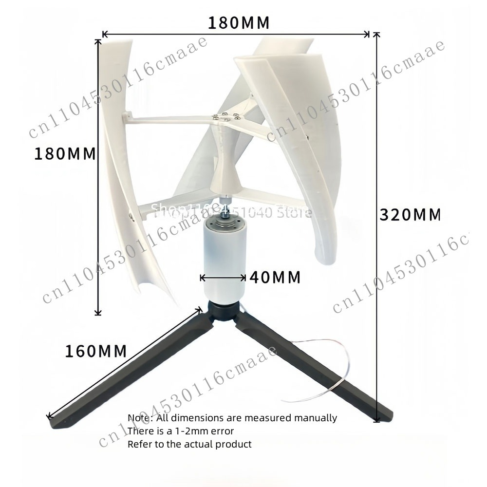 Nowa turbina wiatrowa DIY z ło – Mini Wind Turbine Vertical recenzja i cena