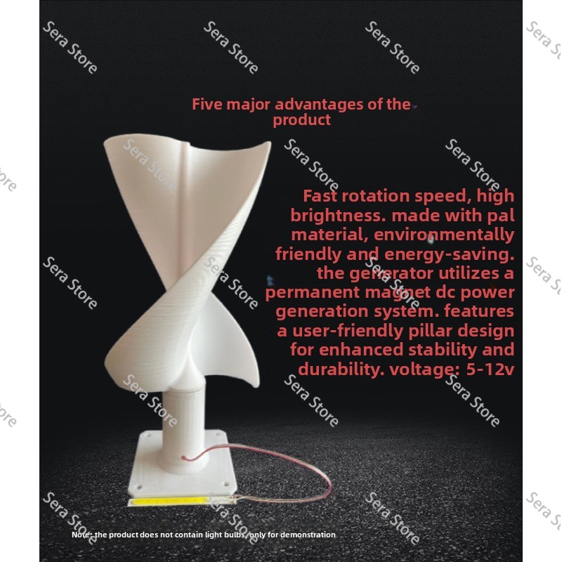 Spiralna turbina wiatrowa z pi – Mini Wind Turbine Vertical recenzja i cena